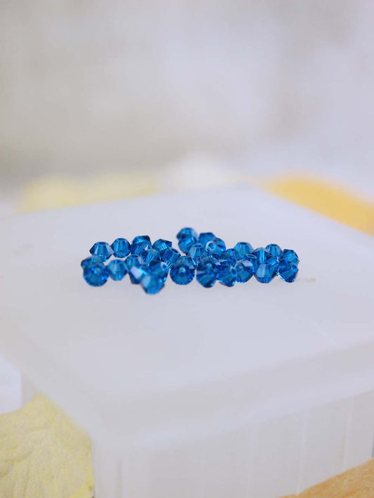 Swarovski Beads 5328 - 3mm - 36pc - Capri Blue