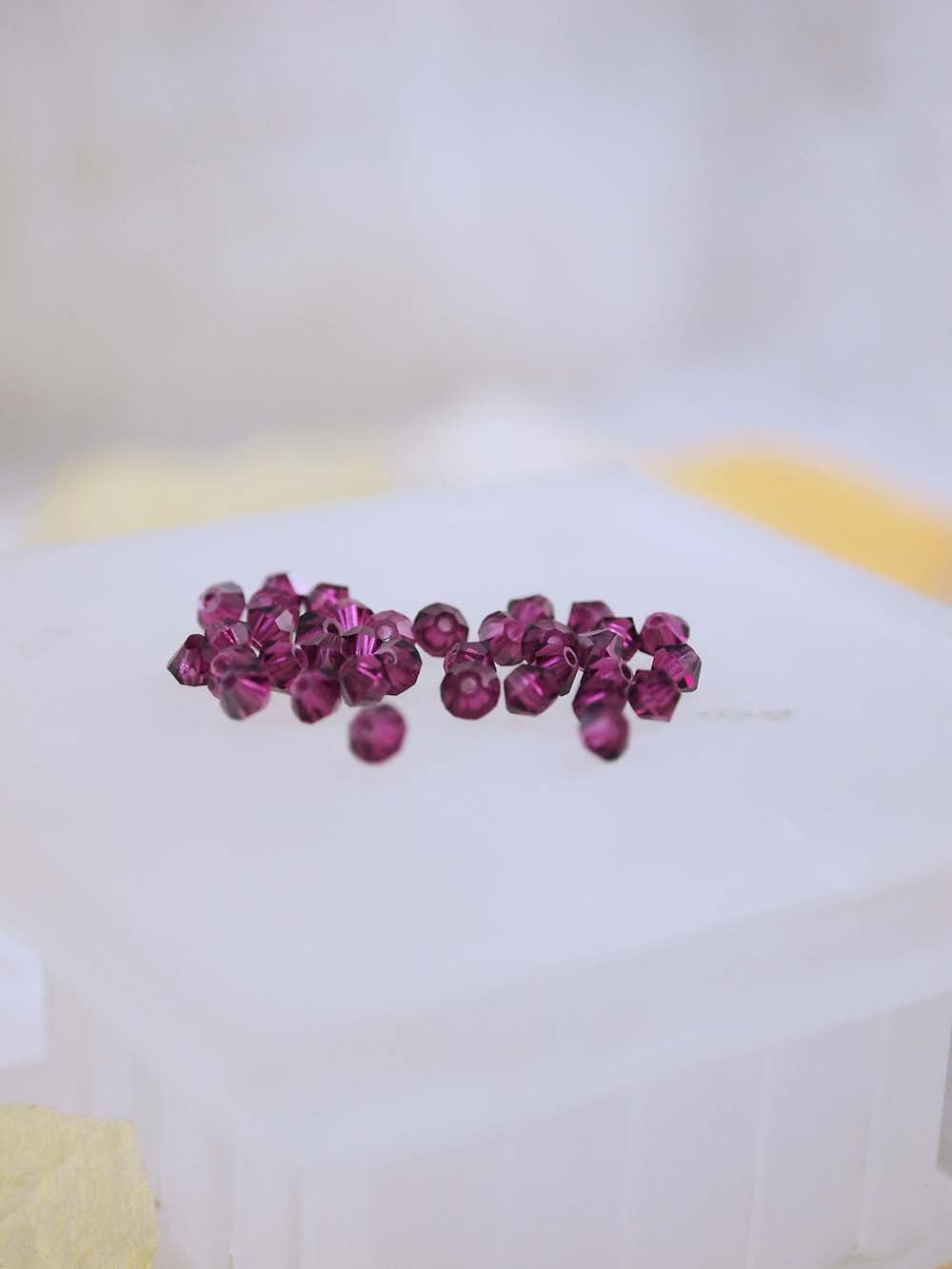 Swarovski Beads 5328 - 3mm - 36pc - Fuchsia Satin