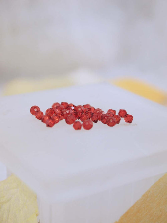 Swarovski Beads 5328 - 3mm - 36pc - Indian Red