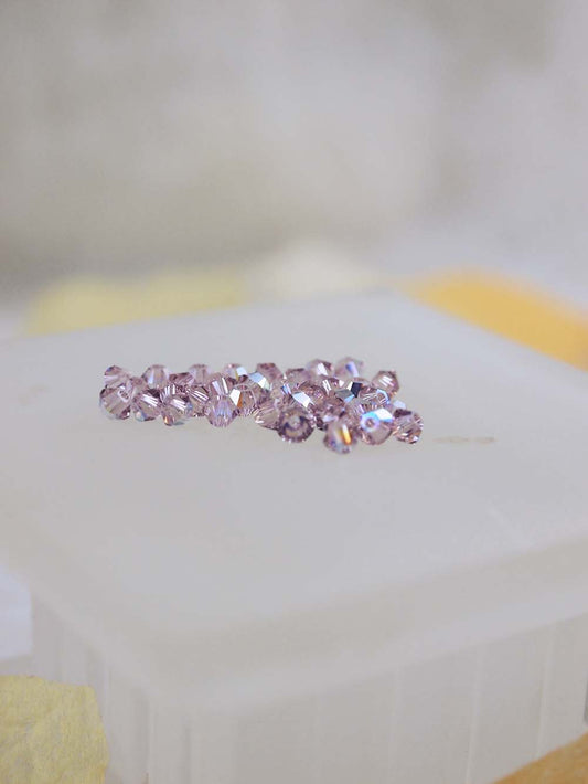 Swarovski Beads 5328 - 3mm - 36pc - Light Amethyst AB
