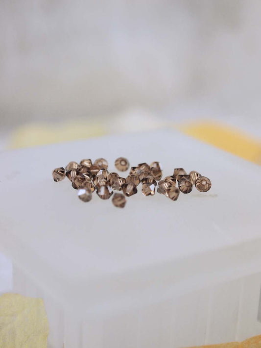 Swarovski Beads 5328 - 3mm - 36pc - Light Colorado Topaz Satin