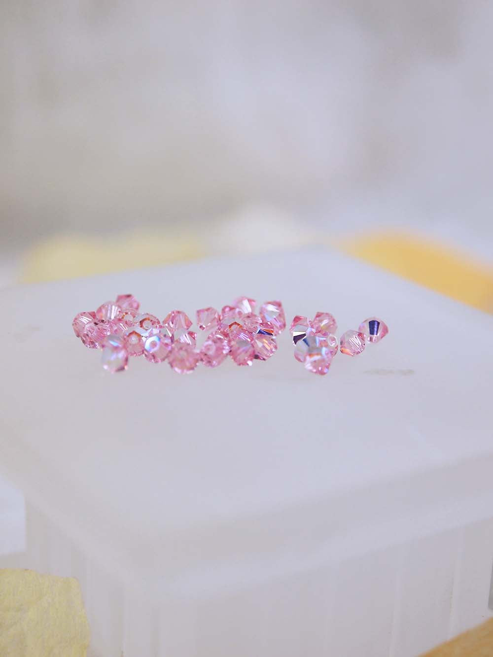 Swarovski Beads 5328 - 3mm - 36pc - Light Rose AB