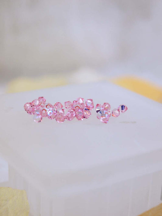 Swarovski Beads 5328 - 3mm - 36pc - Light Rose AB