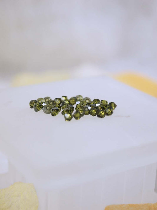 Swarovski Beads 5328 - 3mm - 36pc - Olivine Satin