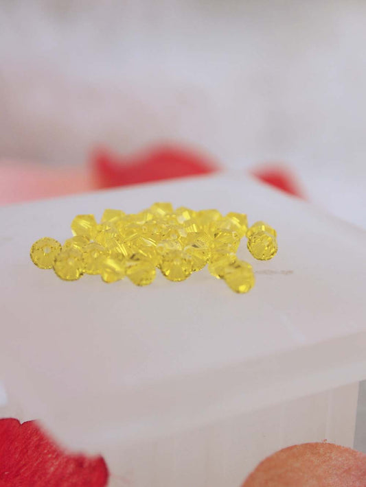Swarovski Beads 5328 - 4mm - 36pc - Citrine