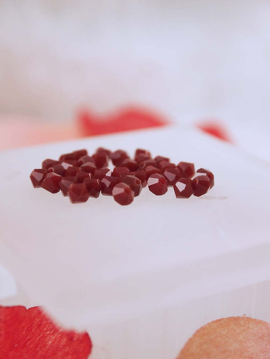 Swarovski Beads 5328 - 4mm - 36pc - Dark Red Coral