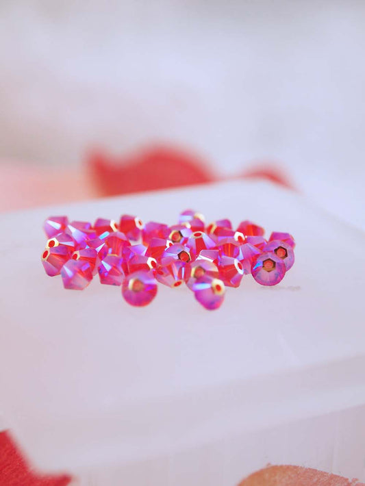 Swarovski Beads 5328 - 4mm - 36pc - Hyacinth AB 2X