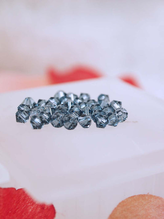 Swarovski Beads 5328 - 4mm - 36pc - Indian Sapphire