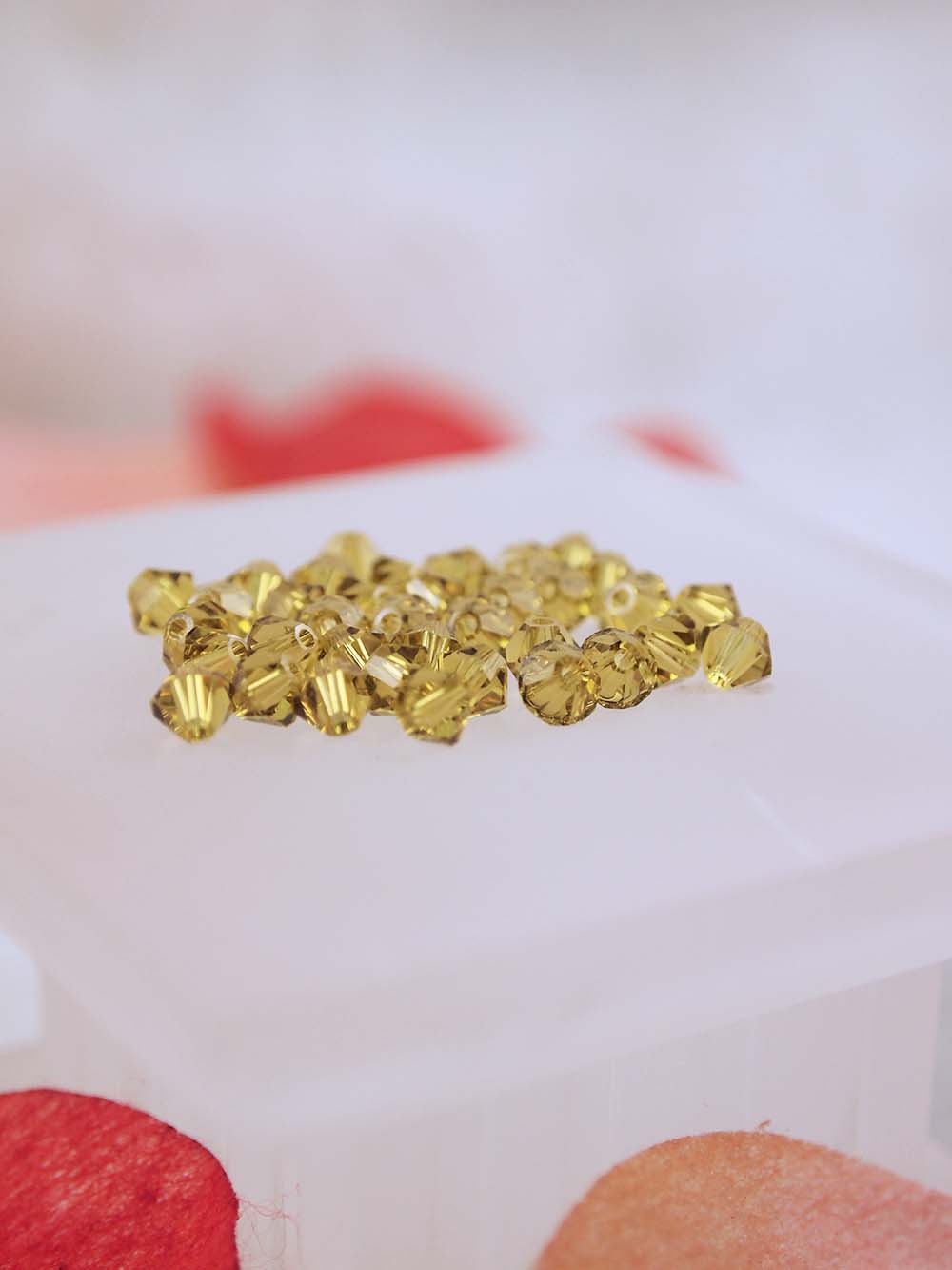 Swarovski Beads 5328 - 4mm - 36pc - Lime