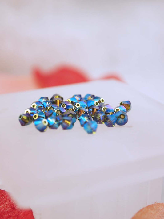 Swarovski Beads 5328 - 4mm - 36pc - Olivine AB 2X
