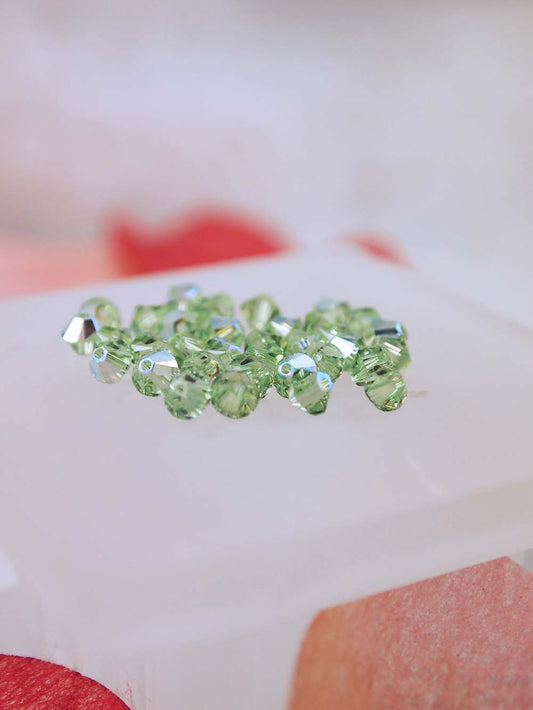Swarovski Beads 5328 - 4mm - 36pc - Peridot AB