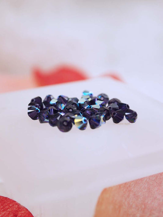 Swarovski Beads 5328 - 4mm - 36pc - Purple Velvet AB