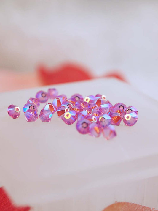 Swarovski Beads 5328 - 4mm - 36pc - Rose AB 2X