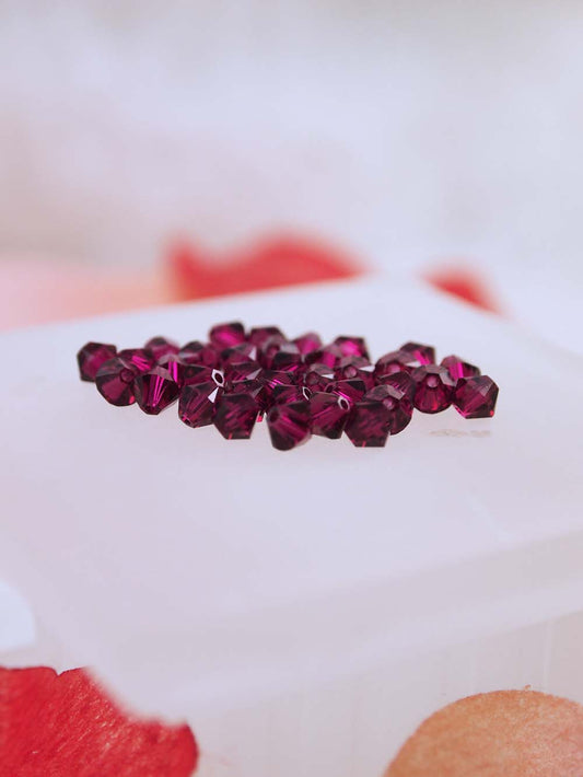 Swarovski Beads 5328 - 4mm - 36pc - Ruby