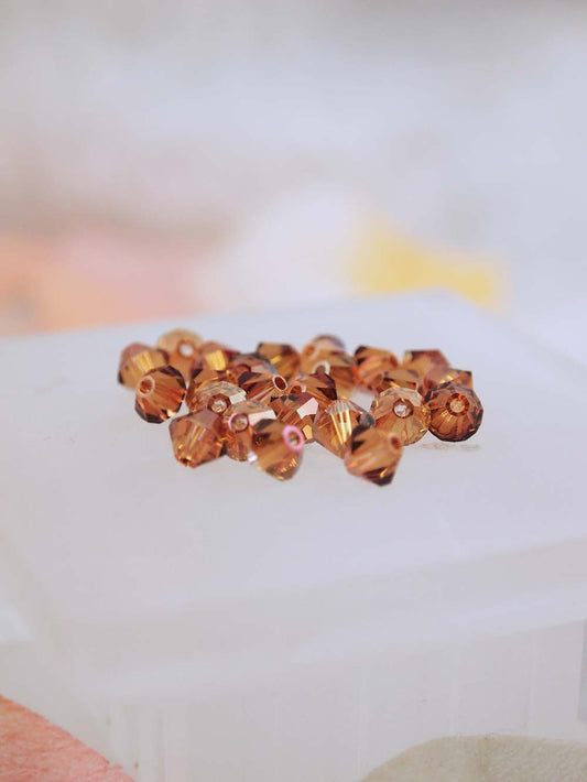 Swarovski Beads 5328 - 5mm - 24pc - Crystal Copper