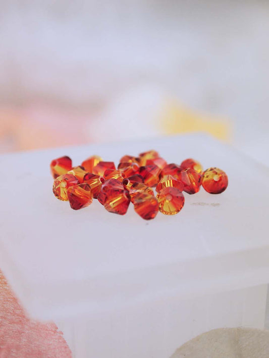 Swarovski Beads 5328 - 5mm - 24pc - Fire Opal
