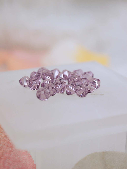 Swarovski Beads 5328 - 5mm - 24pc - Light Amethyst