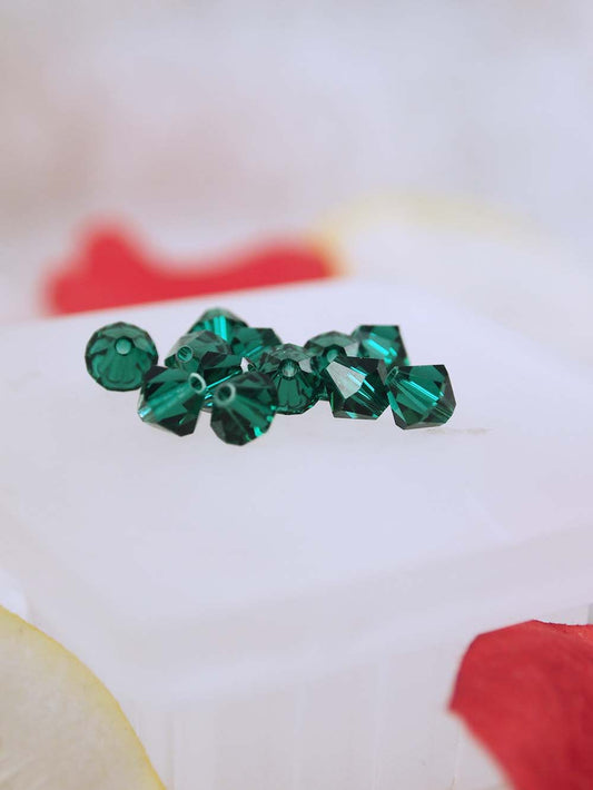 Swarovski Beads 5328 - 6mm - 12pc - Emerald