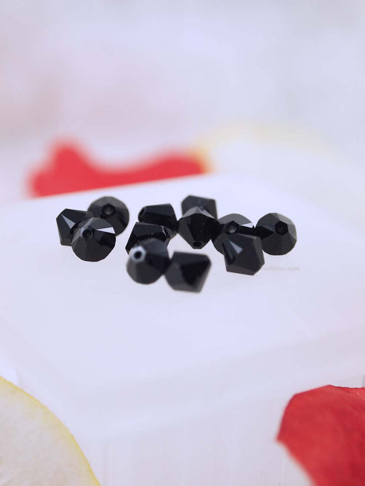 Swarovski Beads 5328 - 6mm - 12pc - Jet