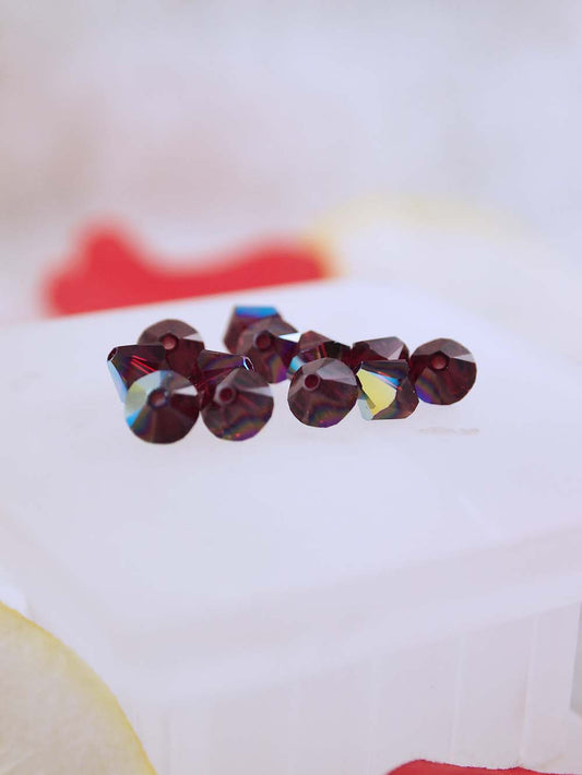 Swarovski Beads 5328 - 6mm - 12pc - Siam AB