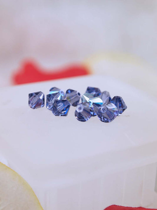 Swarovski Beads 5328 - 6mm - 12pc - Tanzanite AB