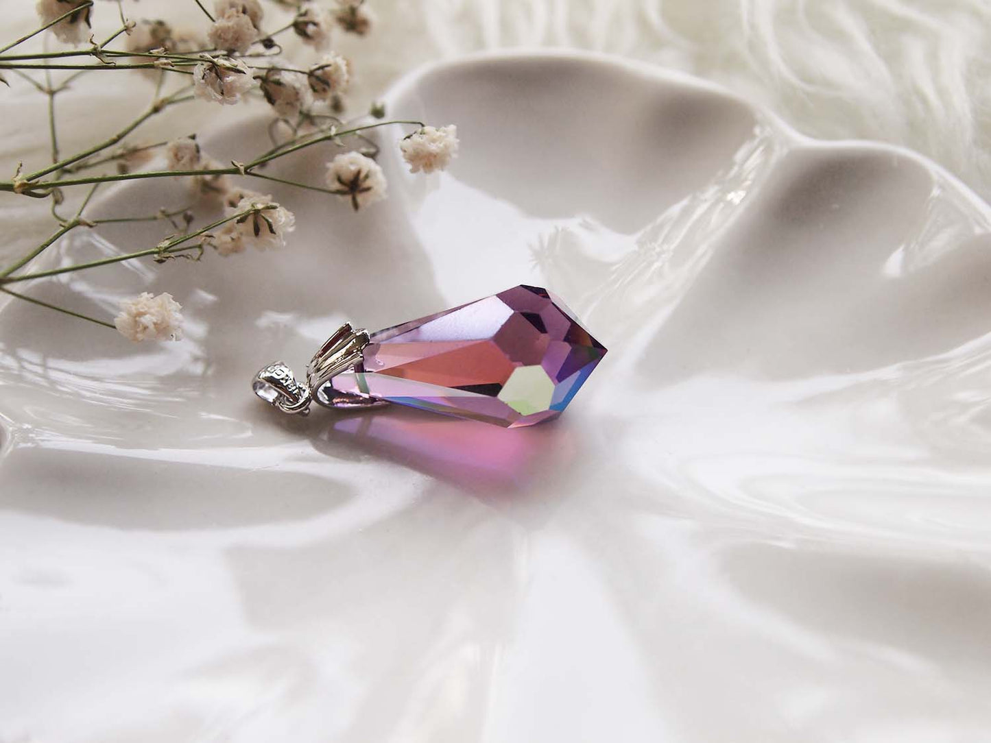 Swarovski Elements 6000 - 28mm - 1pc - Amethyst AB