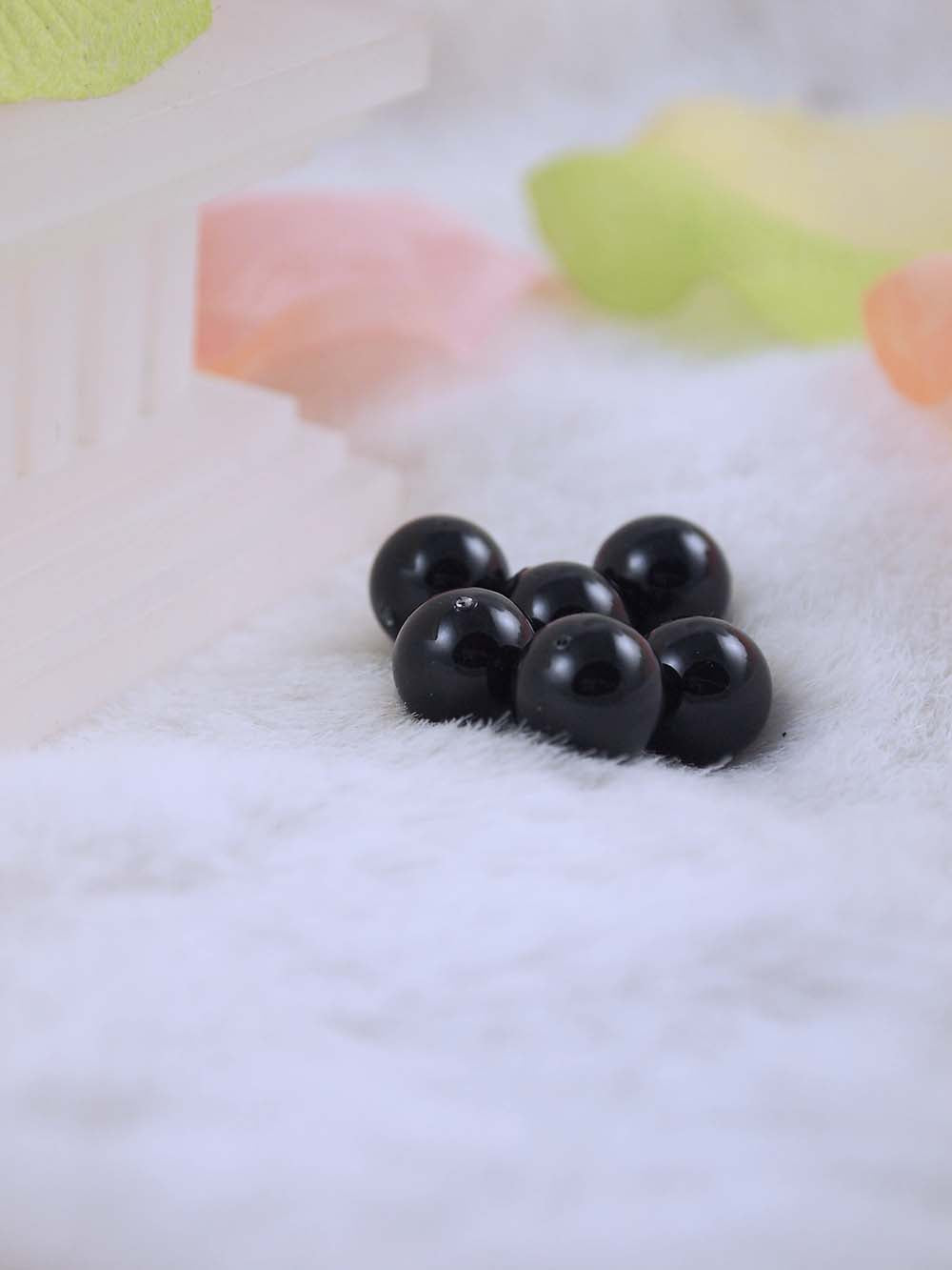 Swarovski Pearls 5810 10mm 6pc Crystal Mystic Black Pearl
