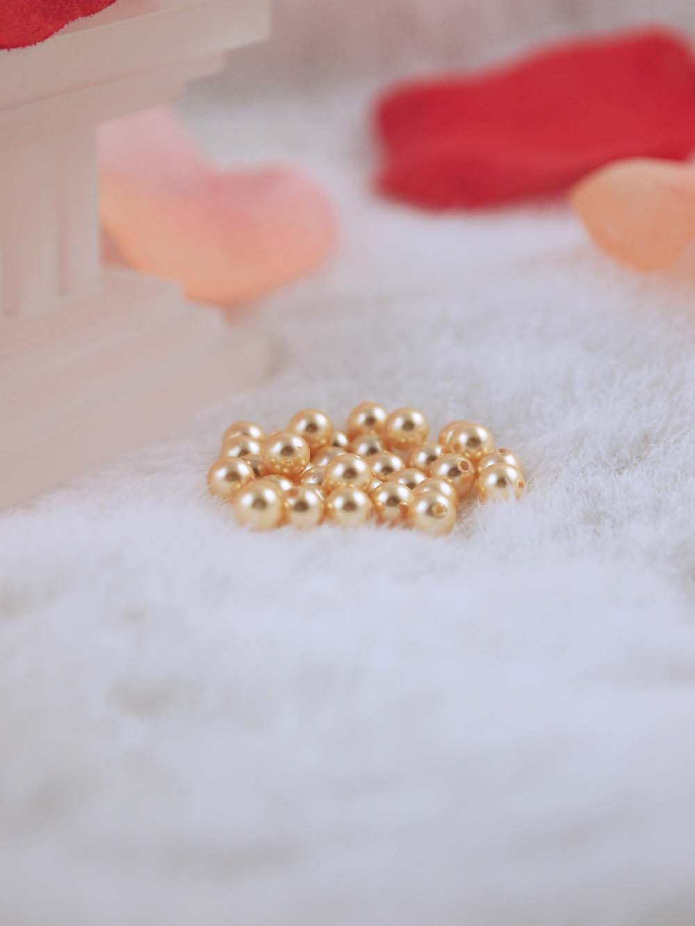 Swarovski Pearls 5810 4mm 36pc Crystal Gold Pearl