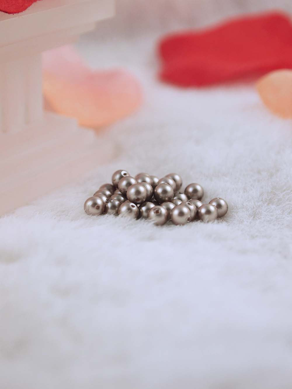 Swarovski Pearls 5810 4mm 36pc Crystal Platinum Pearl