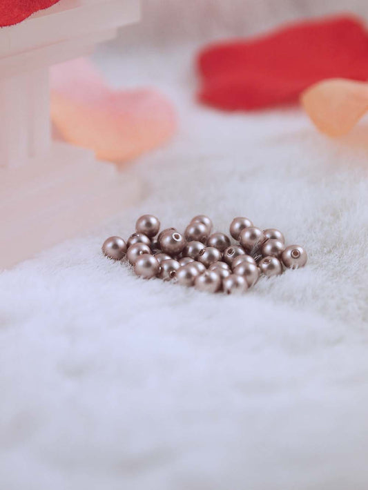 Swarovski Pearls 5810 4mm 36pc Crystal Powder Almond Pearl