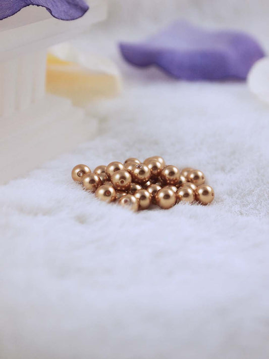 Swarovski Pearls 5810 5mm 36pc Crystal Bright Gold Pearl