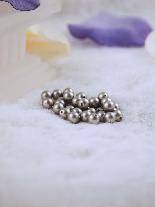 Swarovski Pearls 5810 5mm 36pc Crystal Platinum Pearl
