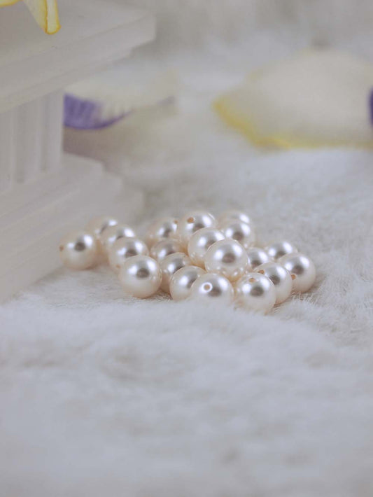 Swarovski Pearls 5810 7mm 12pc Crystal White Pearl