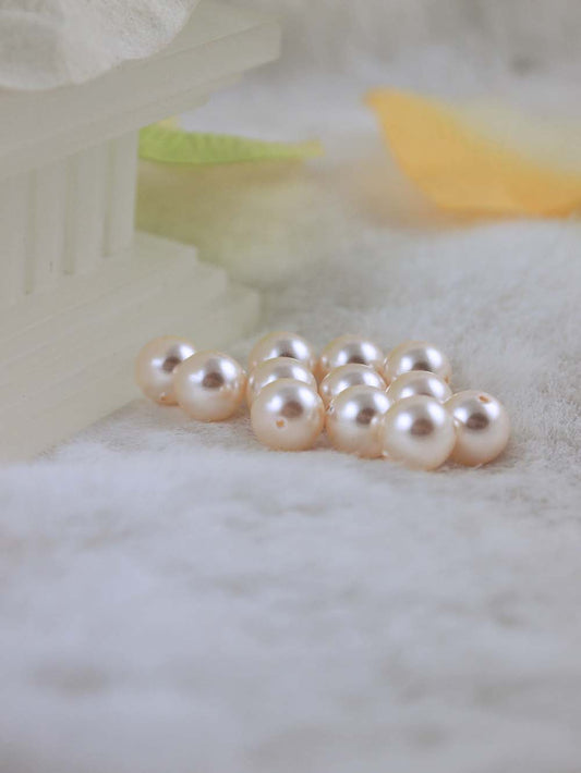 Swarovski Pearls 5810 8mm 12pc Crystal Creamrose Light Pearl