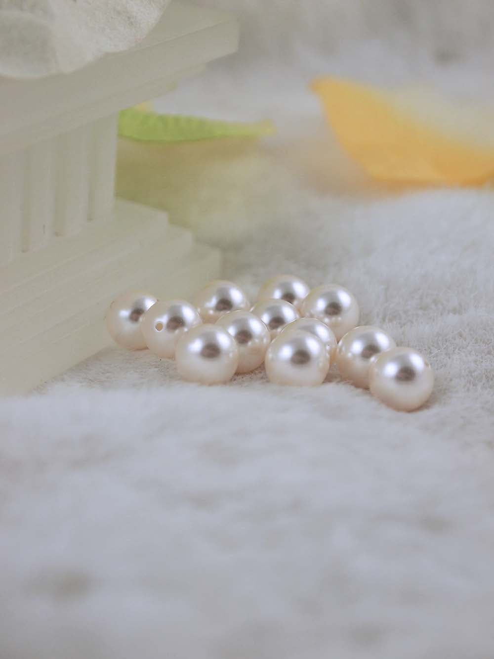 Swarovski Pearls 5810 8mm 12pc Crystal White Pearl