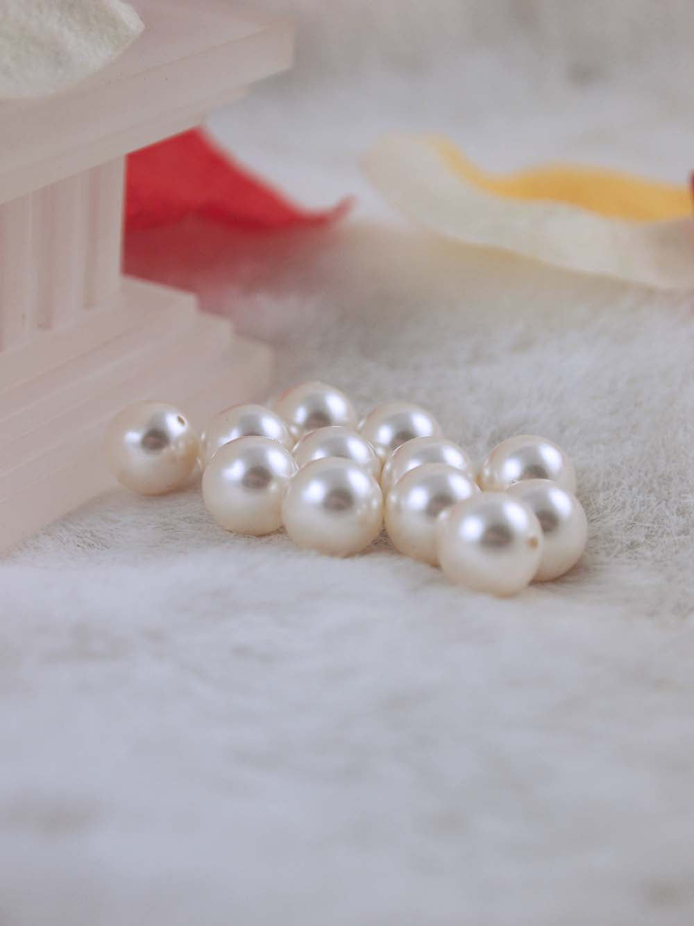 Swarovski Pearls 5810 9mm 12pc Crystal White Pearl